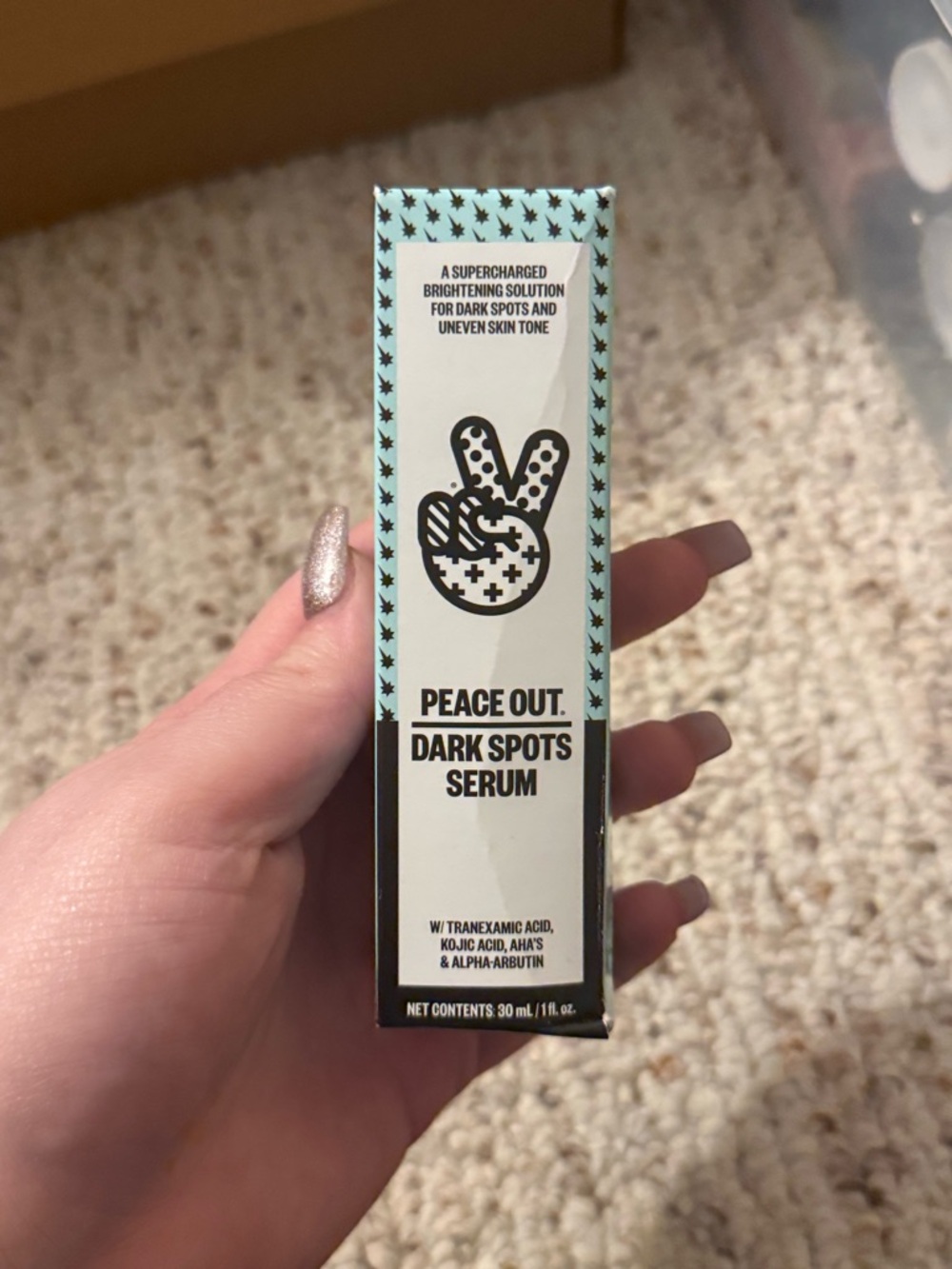 Peace Out Dark Spots Serum - Mint Green